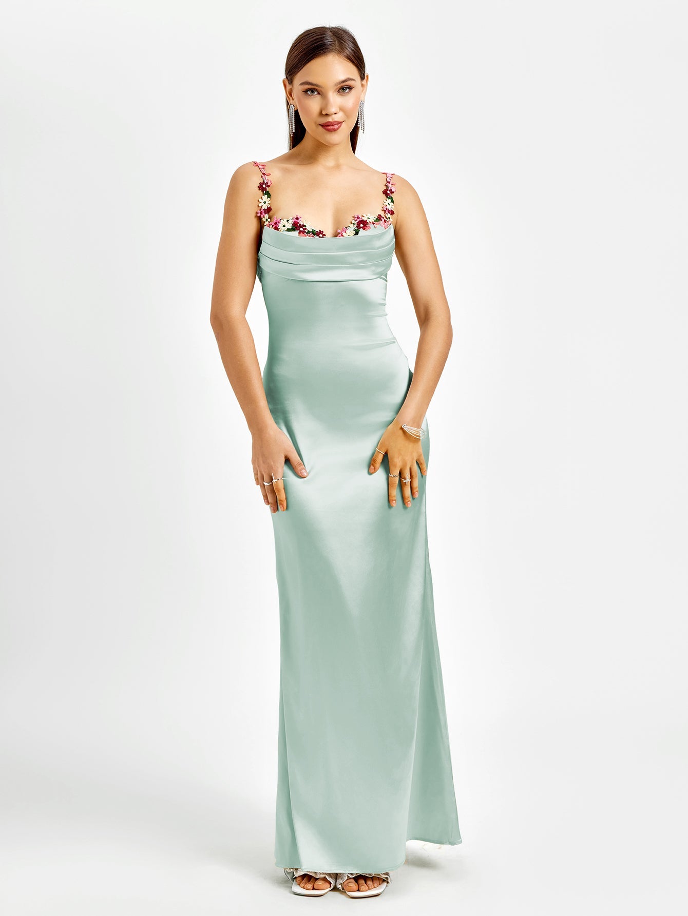 Amy - Satin bodycon dress