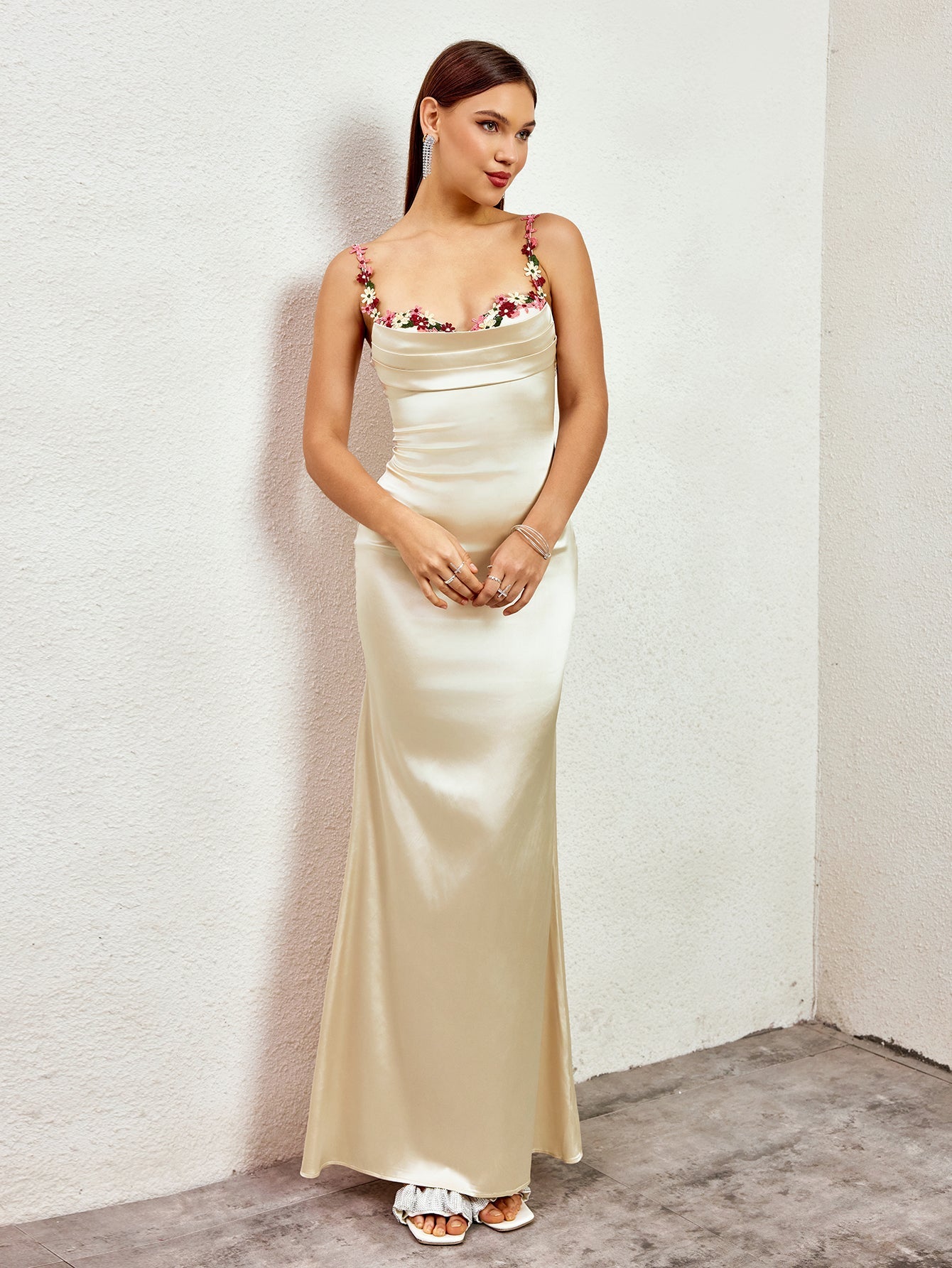 Amy - Satin bodycon dress
