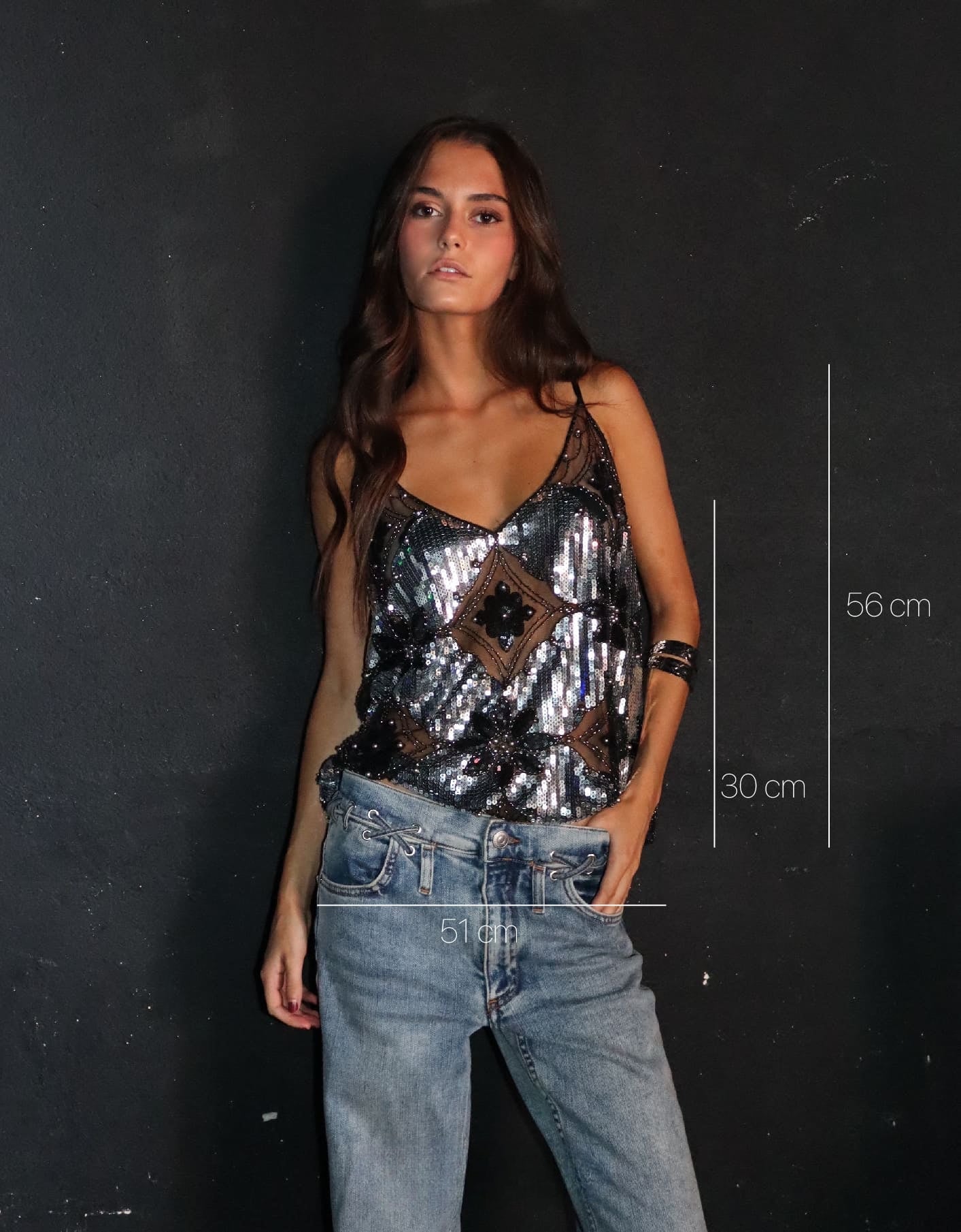 Cristina - Embellished Top