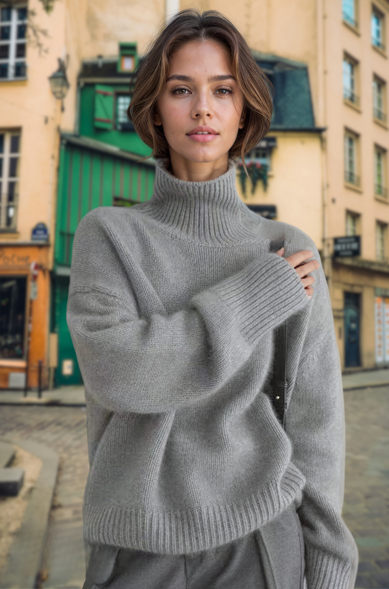 Lin Cashmere - Exceptional Wool Turtleneck for Woman