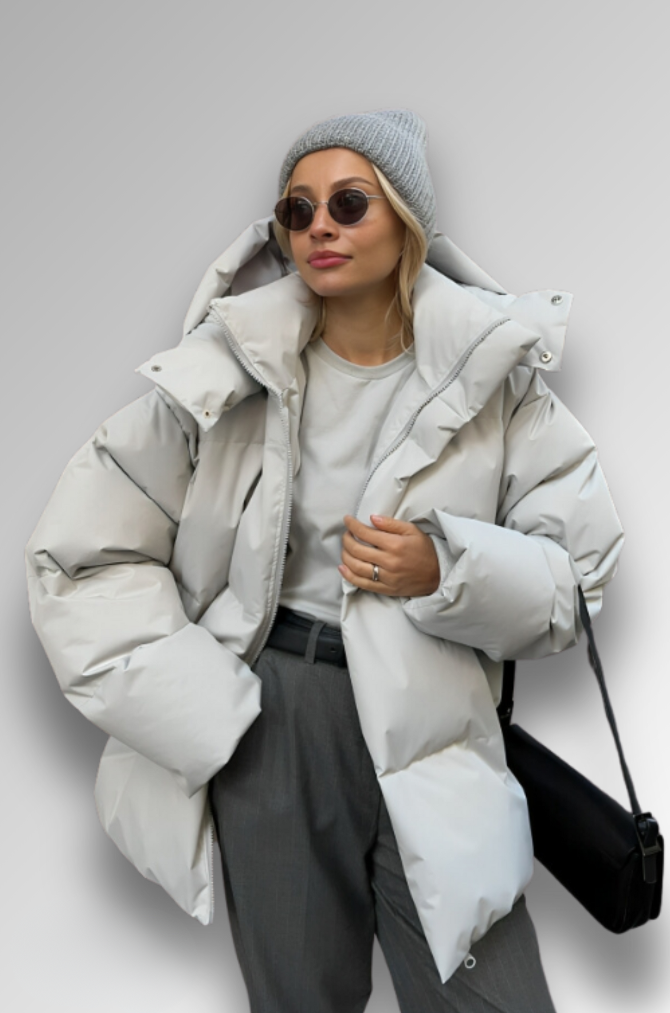 Mae Louis Puffer Coat - Puffer Jacket for Woman