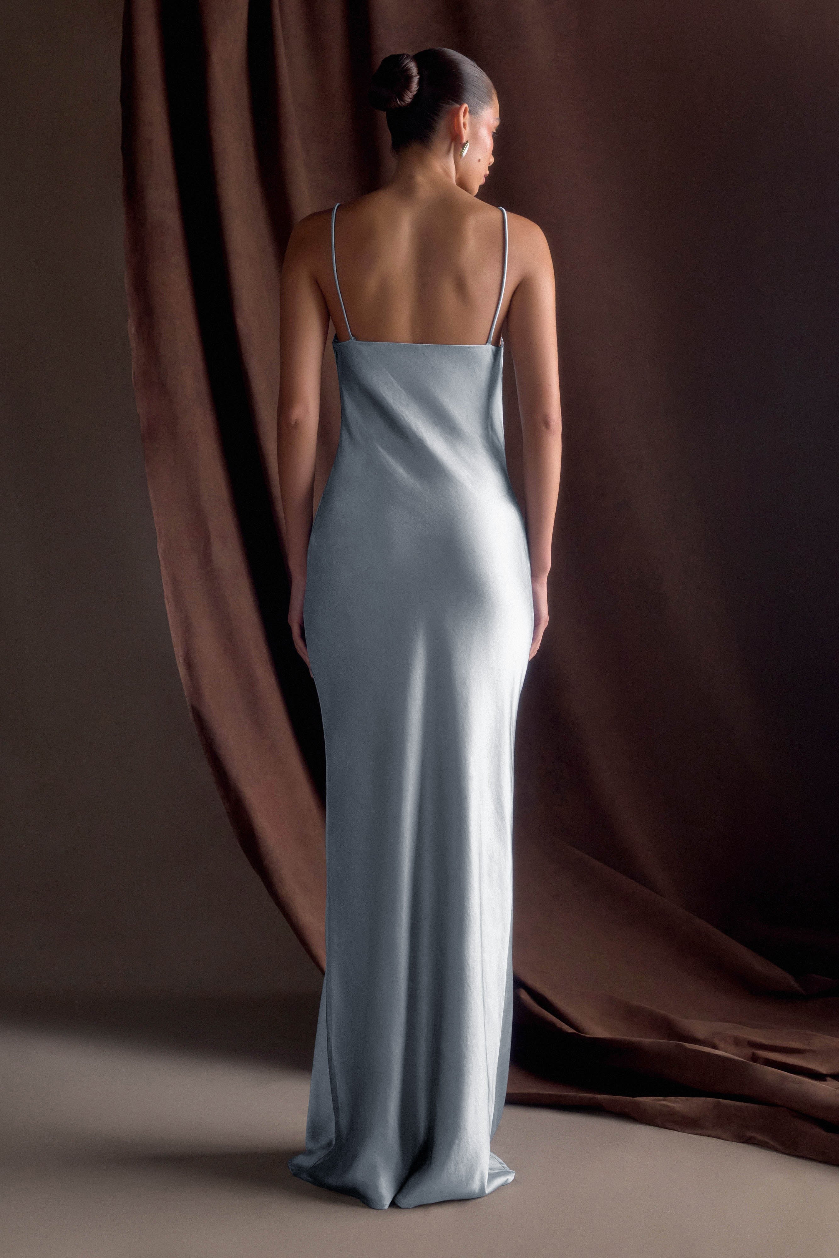 Lilly - Satin maxi dress