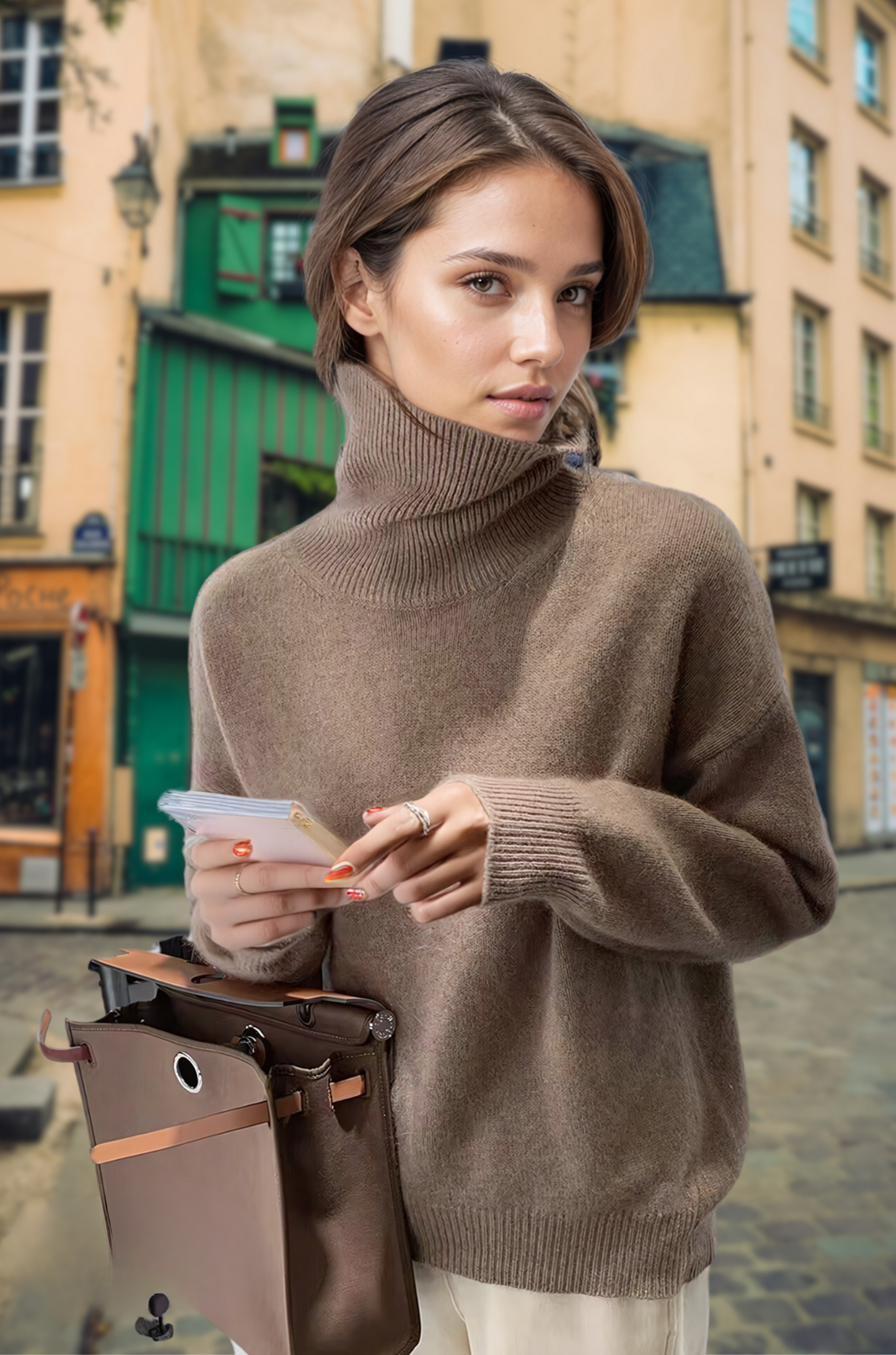 Lin Cashmere - Exceptional Wool Turtleneck for Woman