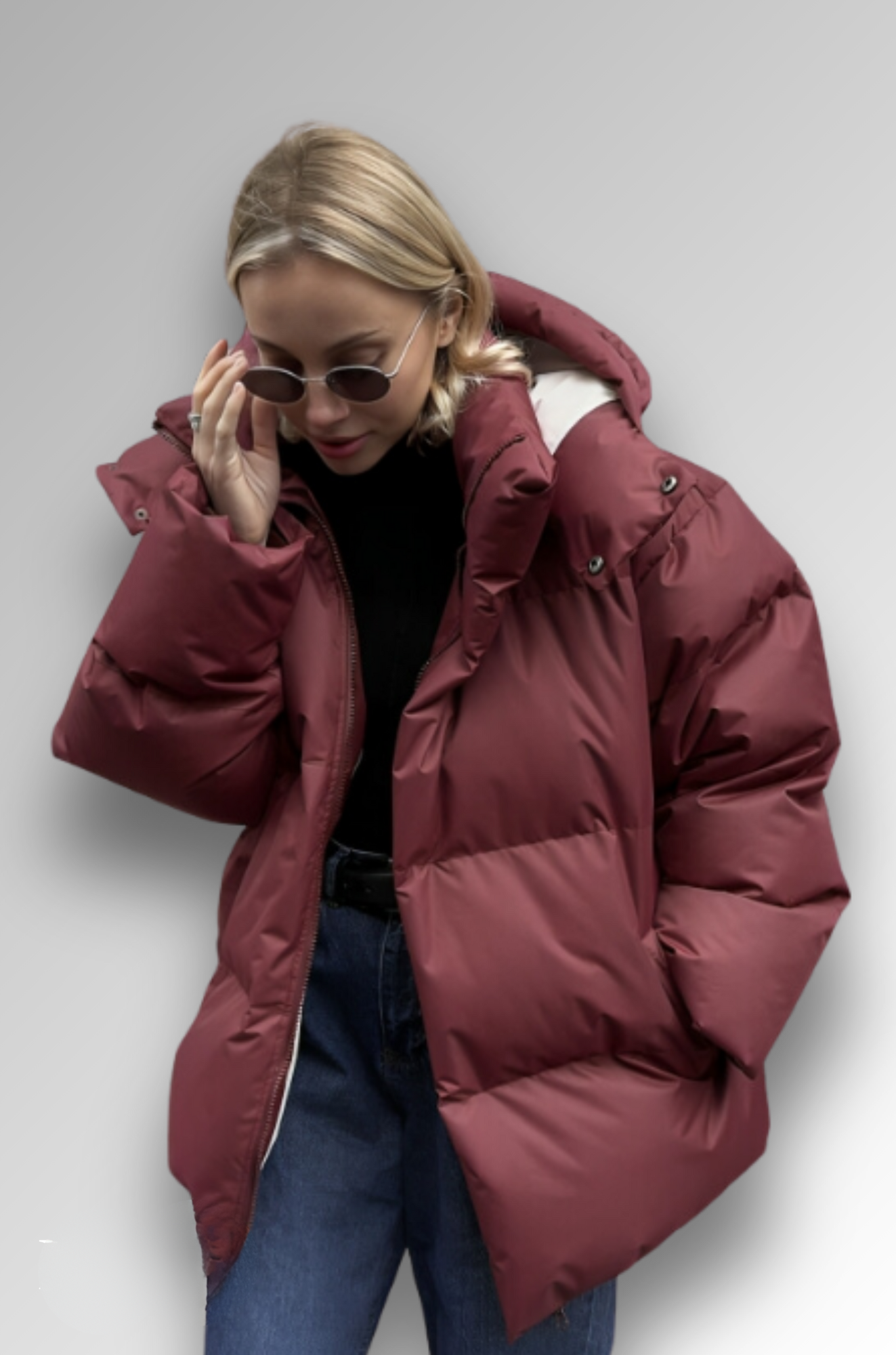 Mae Louis Puffer Coat - Puffer Jacket for Woman