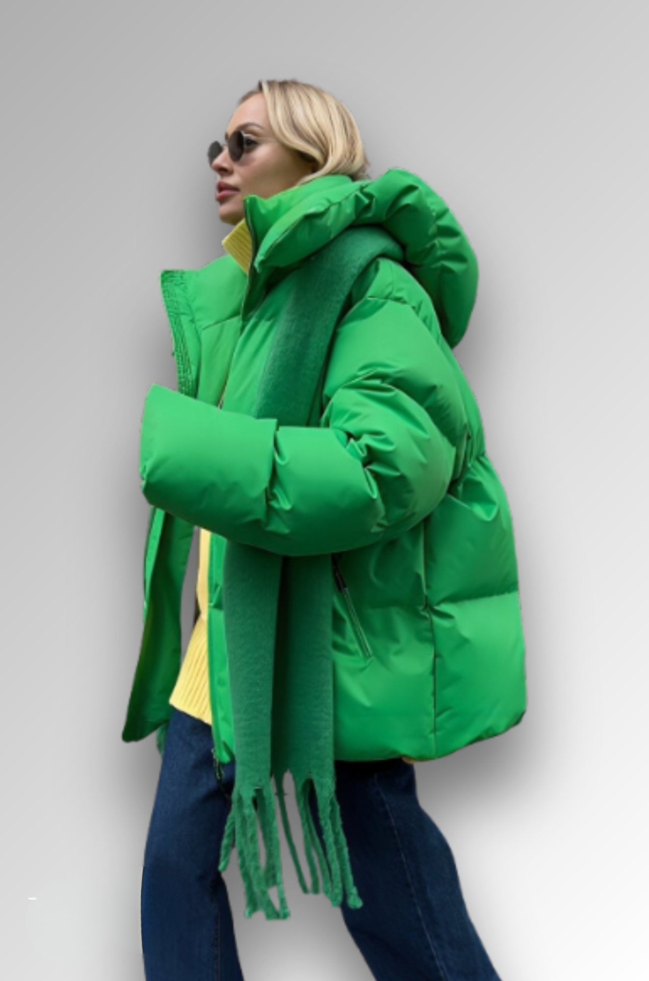 Mae Louis Puffer Coat - Puffer Jacket for Woman