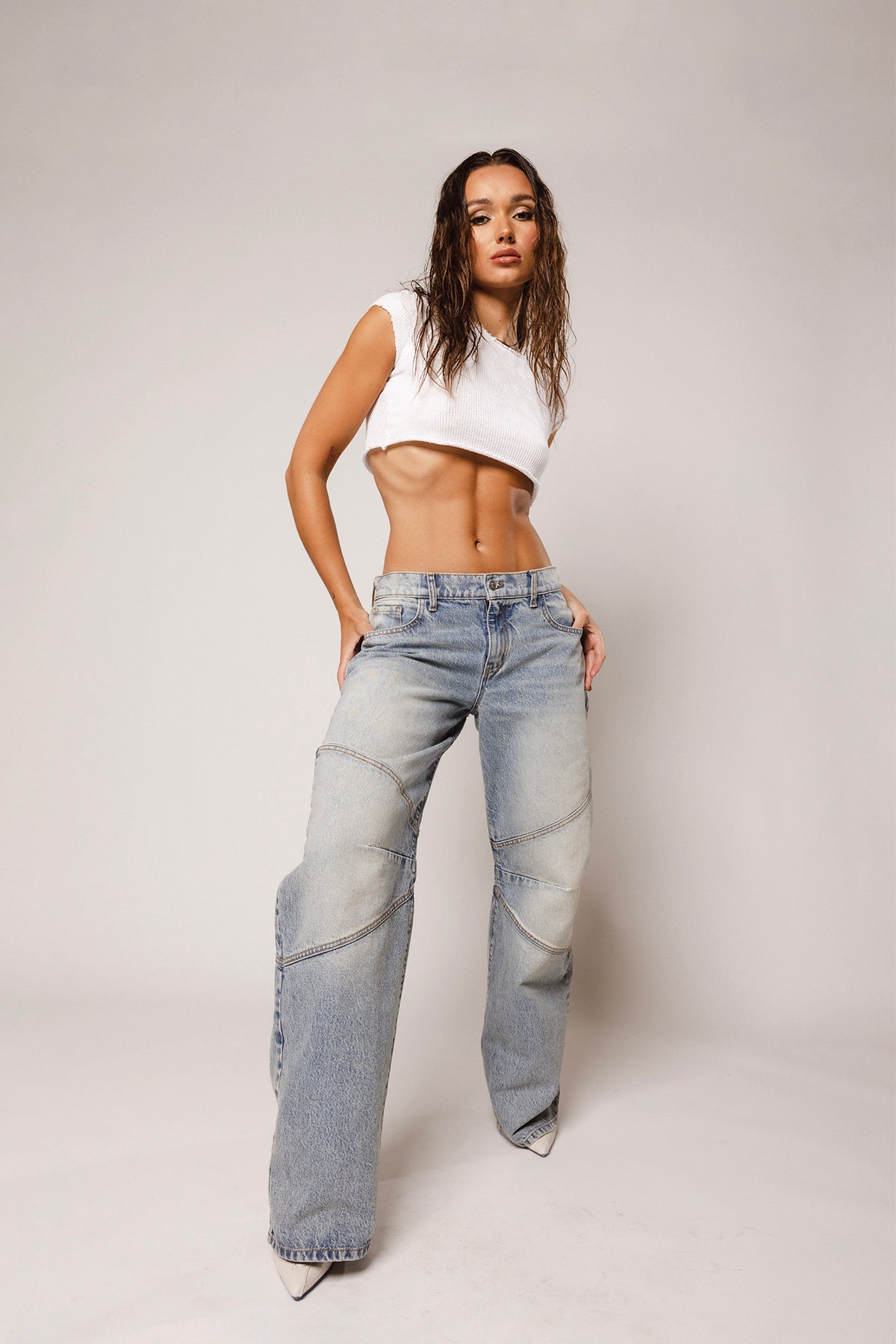 Valery - Low rise jeans