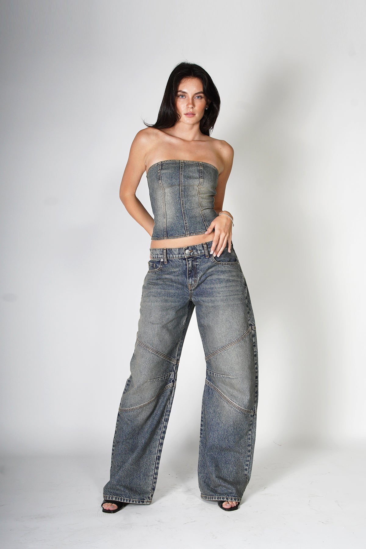 Valery - Low rise jeans