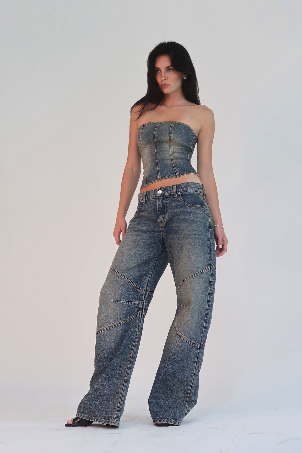 Valery - Low rise jeans