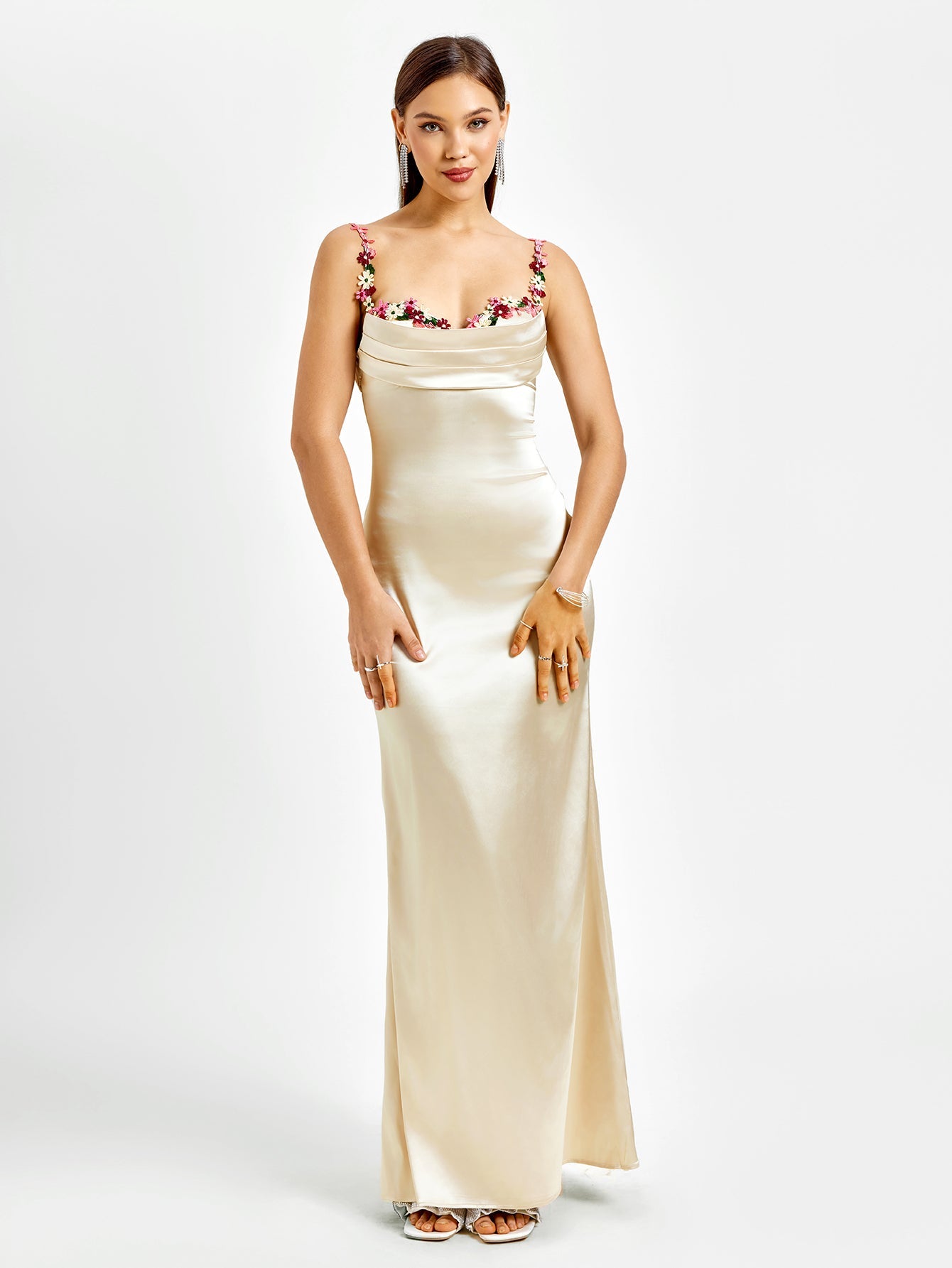 Amy - Satin bodycon dress