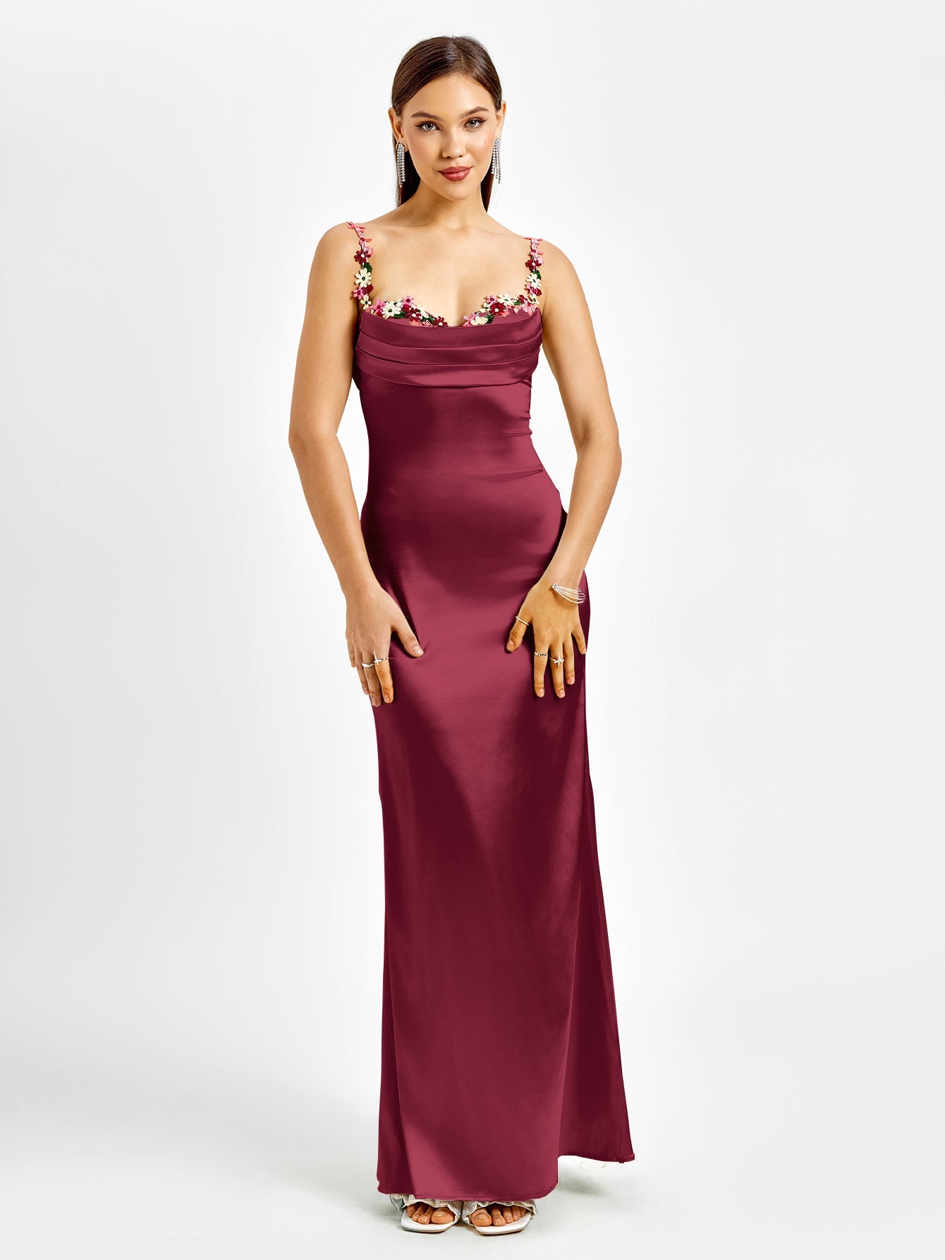 Amy - Satin bodycon dress