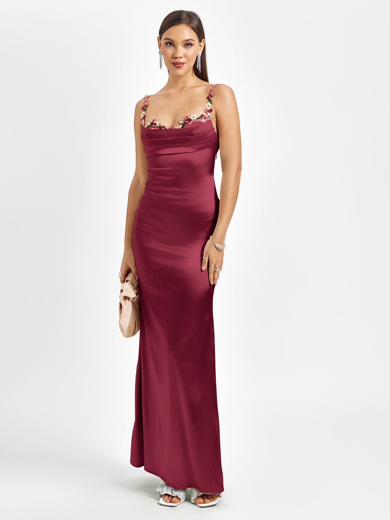 Amy - Satin bodycon dress