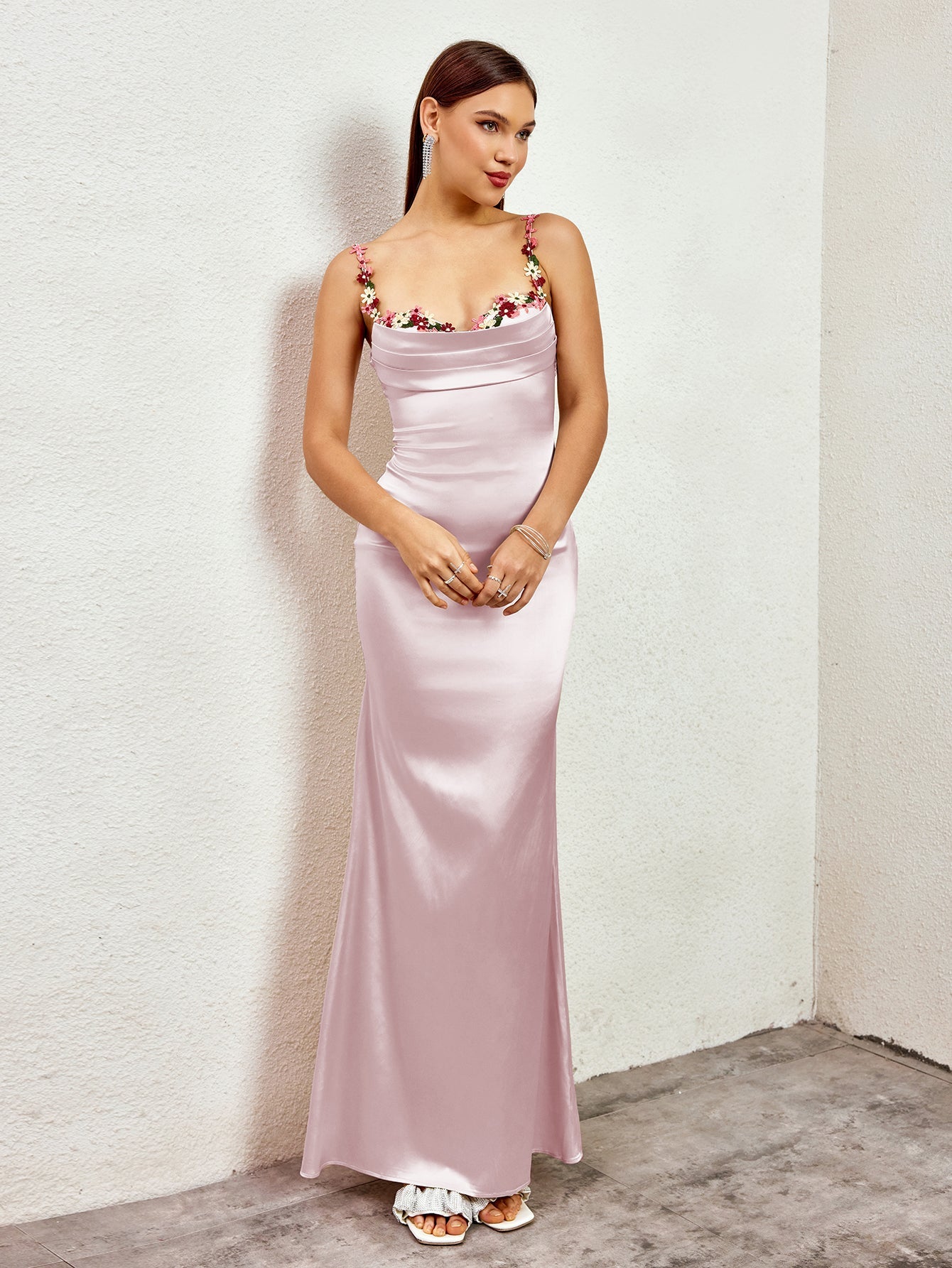 Amy - Satin bodycon dress