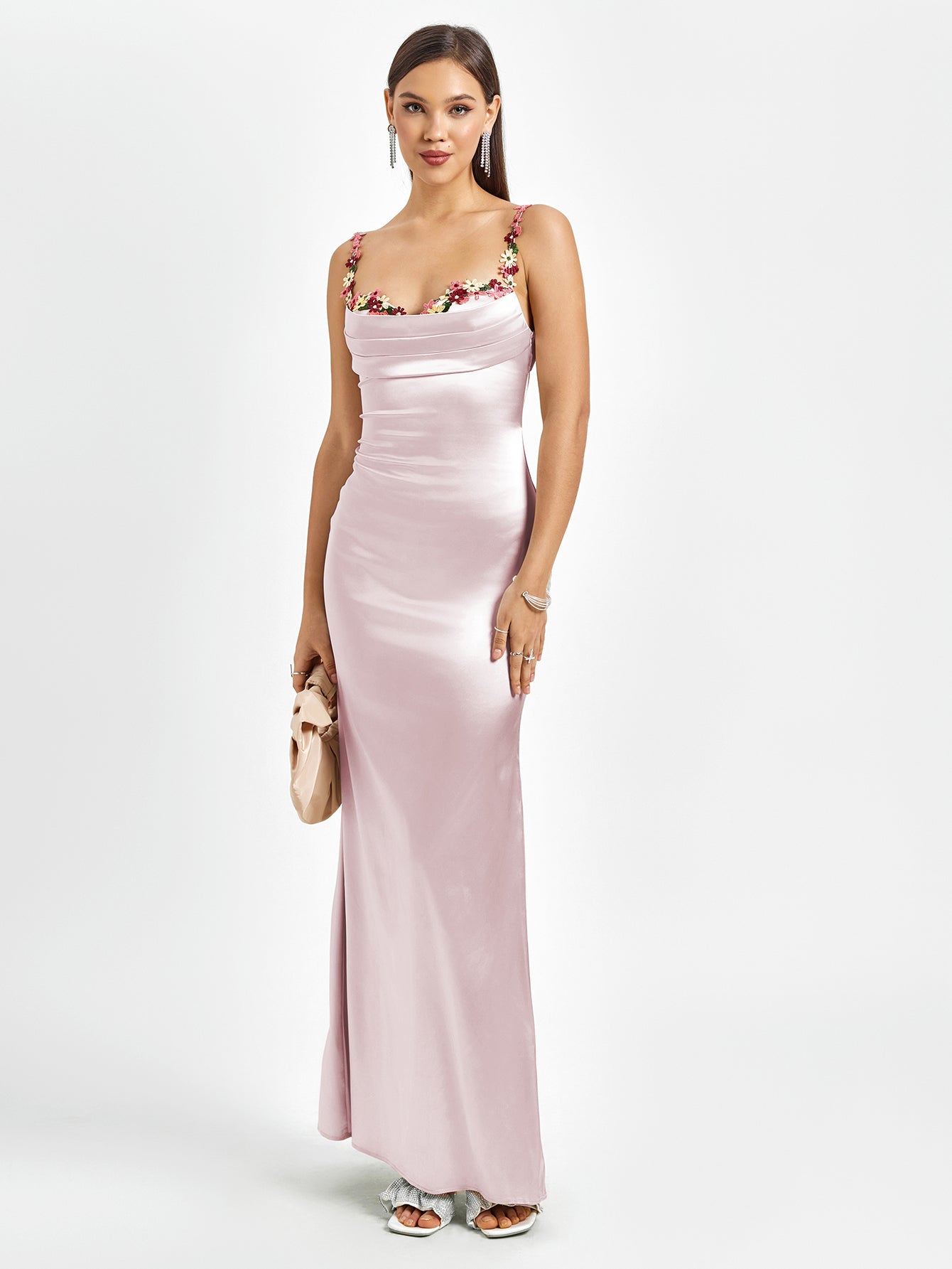 Amy - Satin bodycon dress