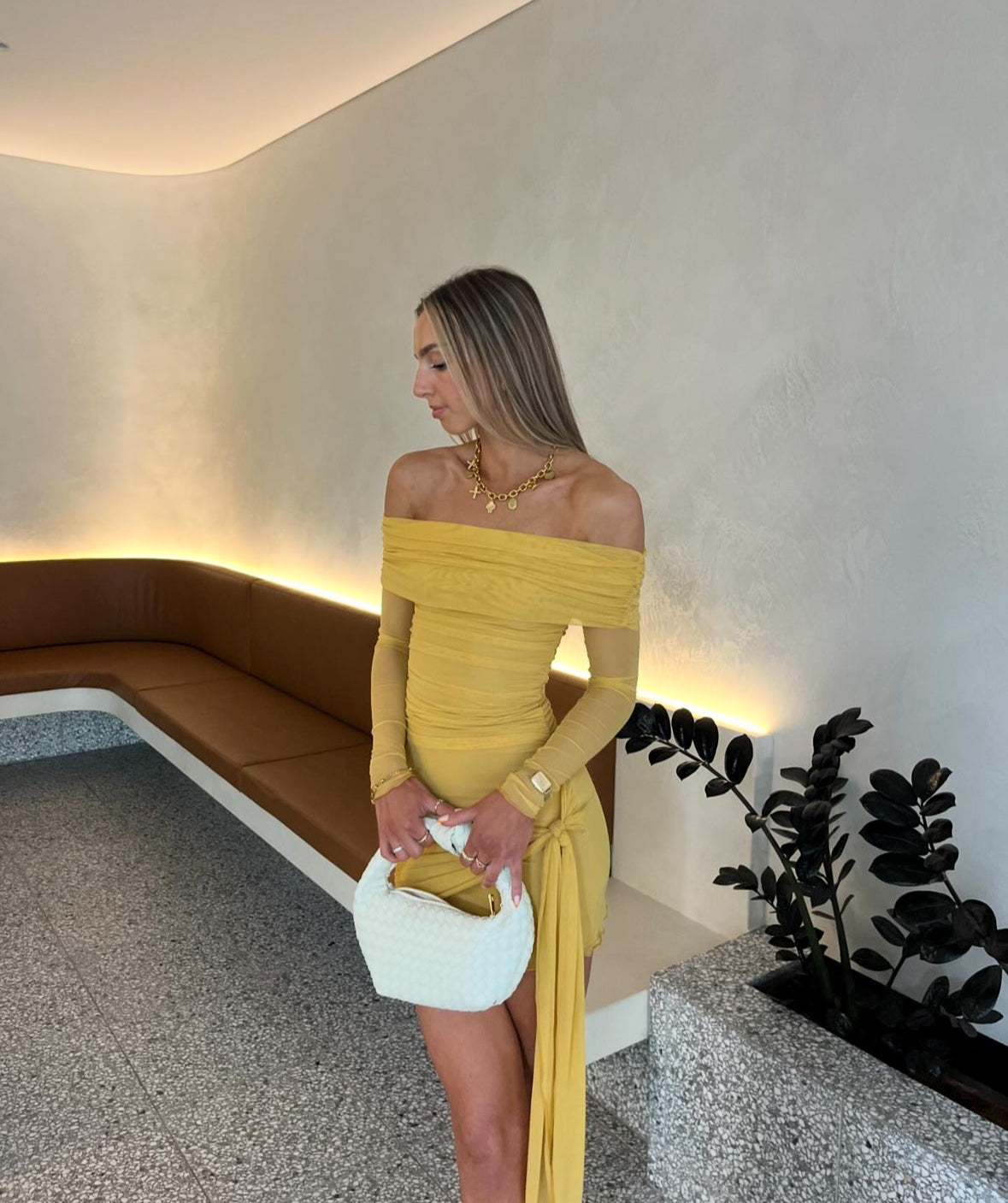 Yasmin - Off shoulder dress