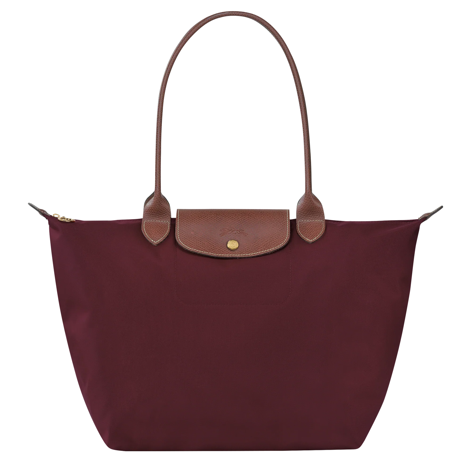 Longchamp - Large burgundy tote bag