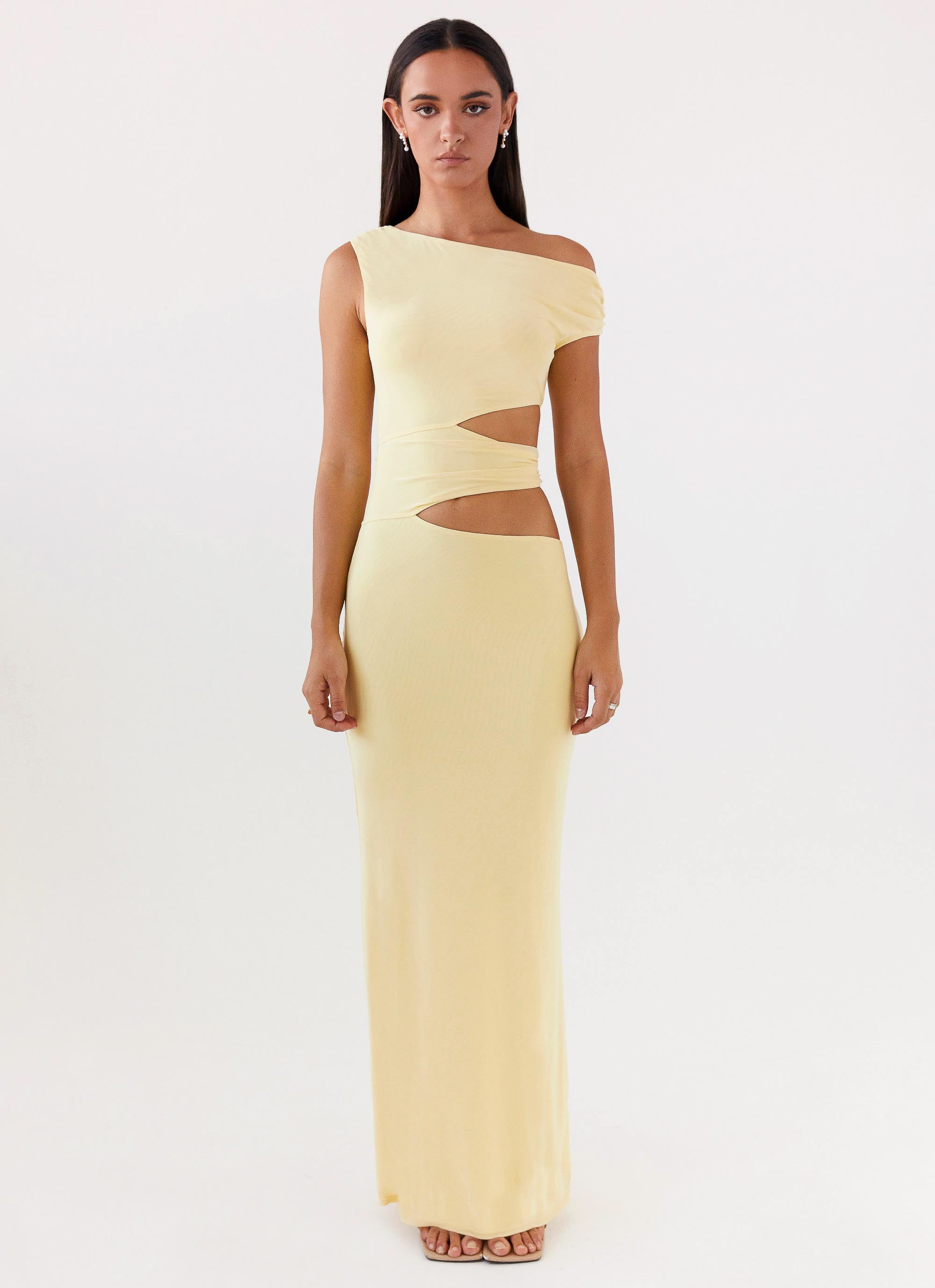 Margot - One shoulder maxi dress