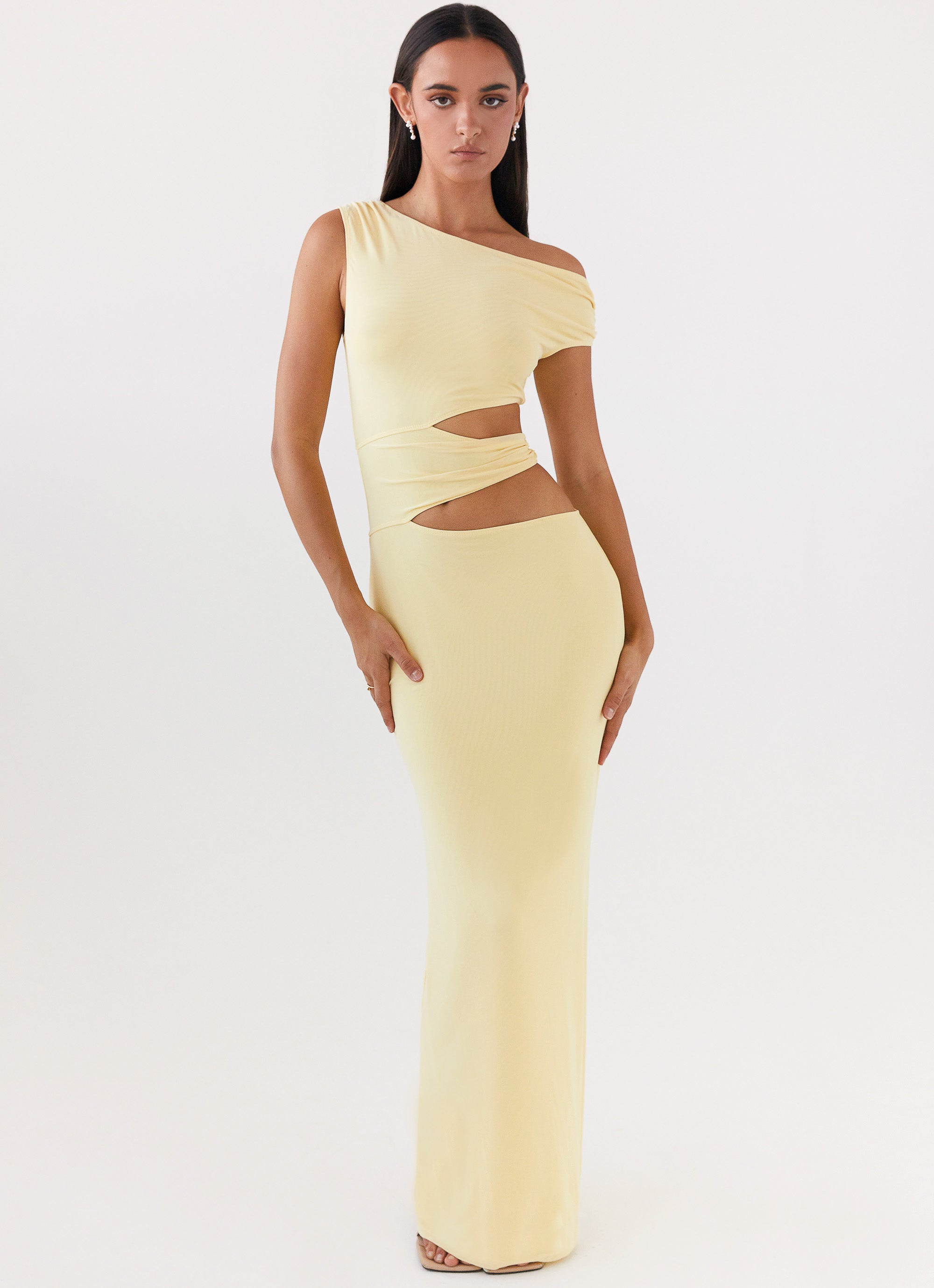 Margot - One shoulder maxi dress